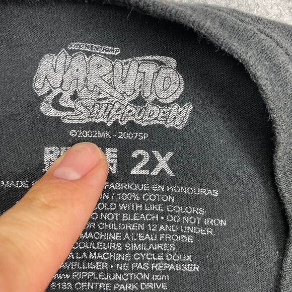 Naruto shirt mens 2X vintage T-shirt ‎ bichiraku anime action 2002mk - Picture 7 of 9
